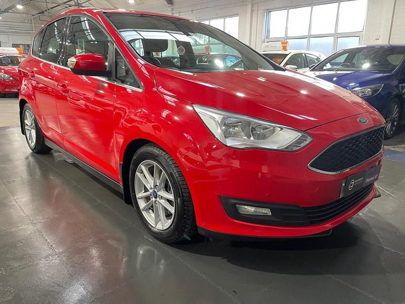 Used Ford C-MAX Zetec 120 HP (88 kW) 2016 Red MPV