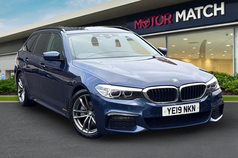 Blue Used 2019 BMW 520 M Sport Estate | £15,000 (Good price) - Image 1/4