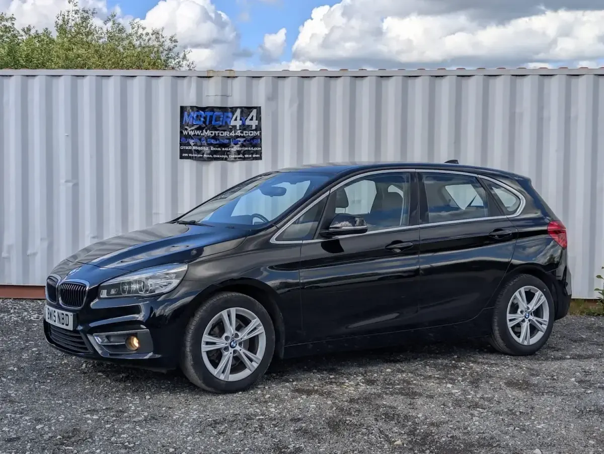 Used BMW 218 Active Tourer Luxury Line 148 HP (108 kW) 2015 Black MPV