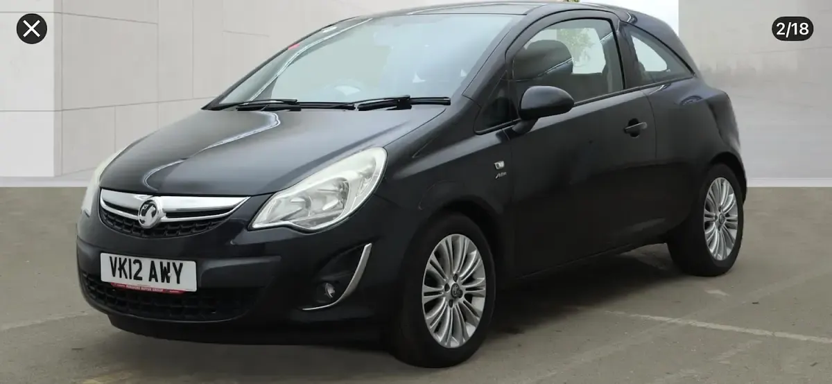 Used Vauxhall Corsa Active 100 HP (73 kW) 2012 Black Hatchback