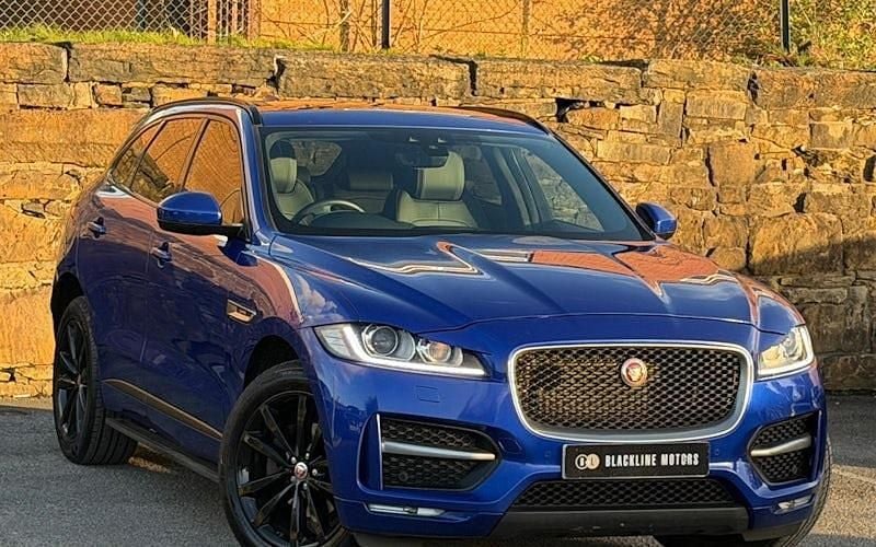 Blue Used 2019 Jaguar F-Pace R-Sport SUV | £16,995 (Fair price) - Image 1/4