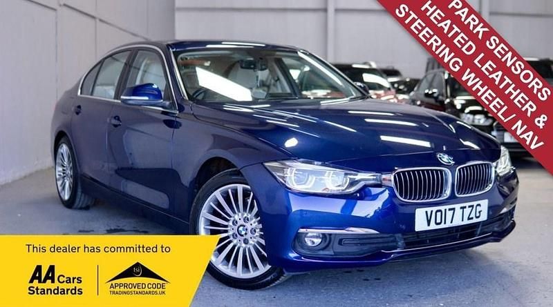 Used BMW 320 Luxury Line 190 HP (139 kW) 2017 Blue Sedan