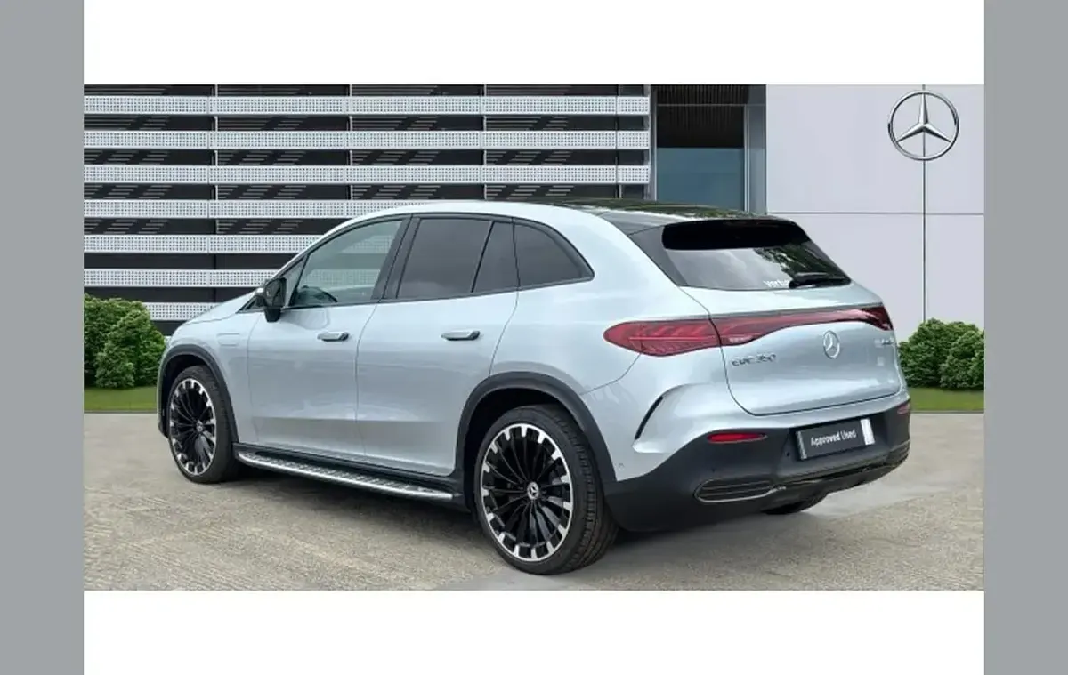 Used Mercedes EQE350 AMG line 214 kW (292 HP) 2024 Silver SUV