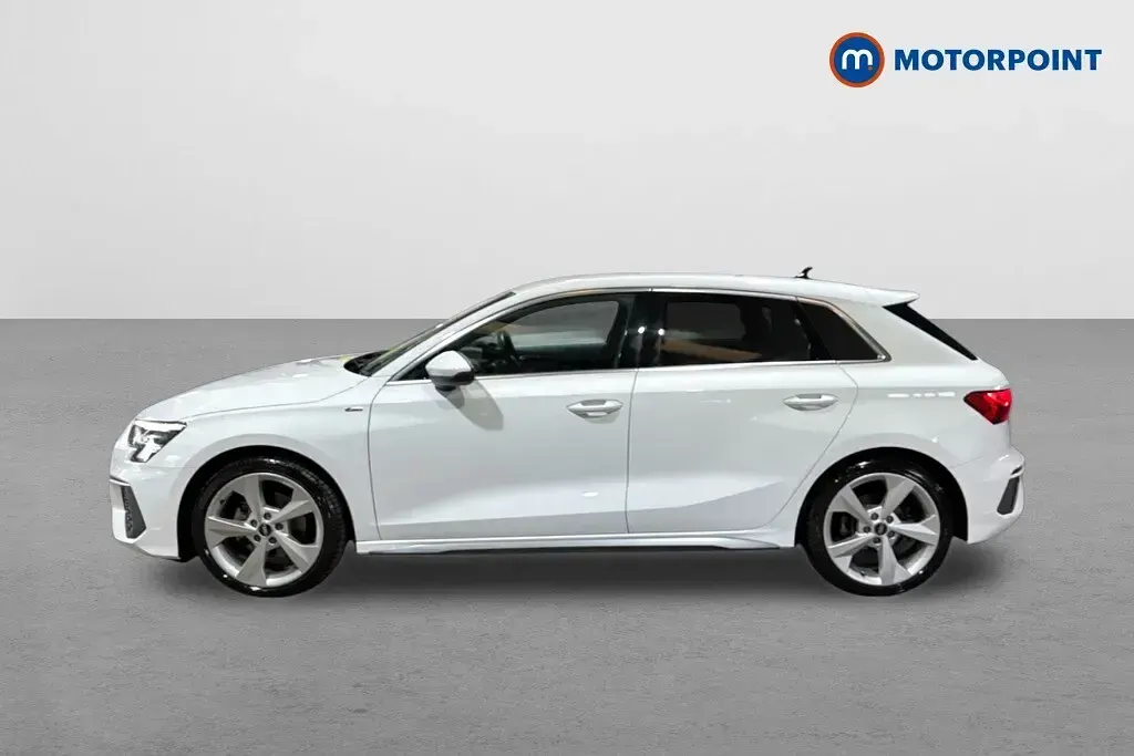 Used Audi A3 S-Line 2023 White Sedan