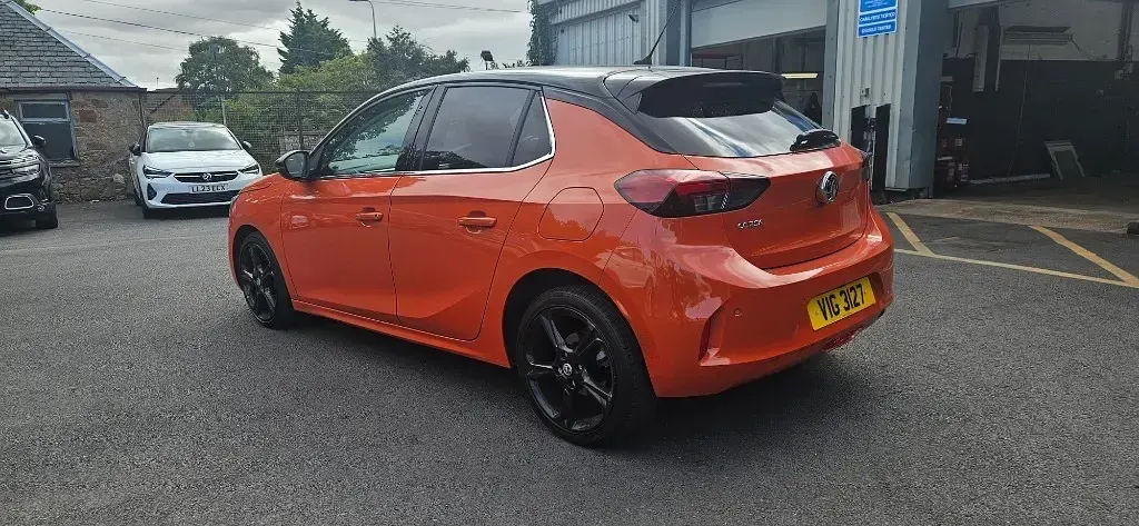 Used Vauxhall Corsa Elite 102 HP (75 kW) 2021 Orange Hatchback
