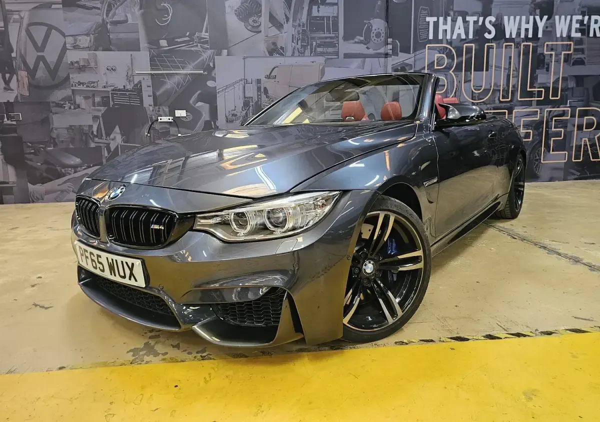 Used BMW M4 Cabriolet Impressive 431 HP (317 kW) 2015 Grey Cabriolet