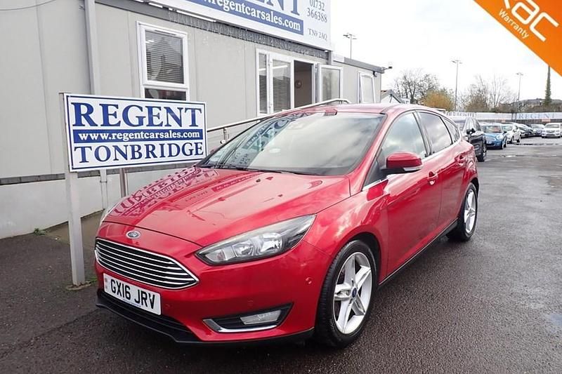 Red Used 2016 Ford Focus Titanium Hatchback | £7,495 (Fair price) - Image 1/1