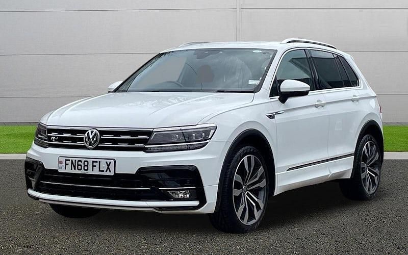 Used VW Tiguan R-line 150 HP (110 kW) 2018 White SUV
