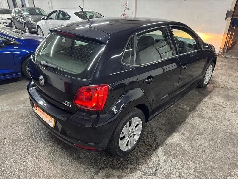 Used VW Polo SE 75 HP (55 kW) 2014 Black Hatchback