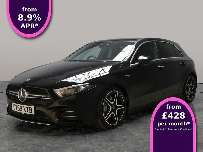 Black Used 2019 Mercedes A35 AMG Premium Plus Hatchback | £23,617 (Fair price) - Image 1/3
