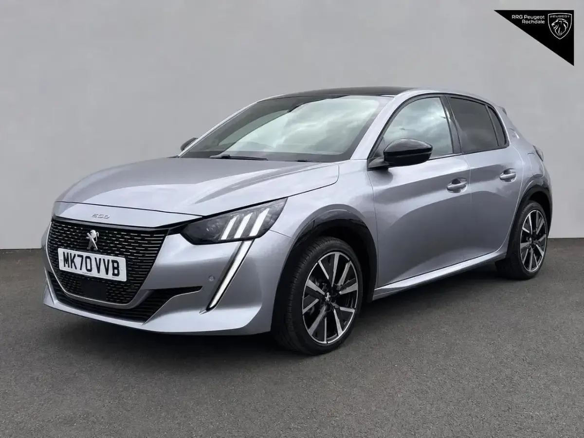 Used Peugeot 208 GT-line 129 HP (94 kW) 2020 Grey Hatchback