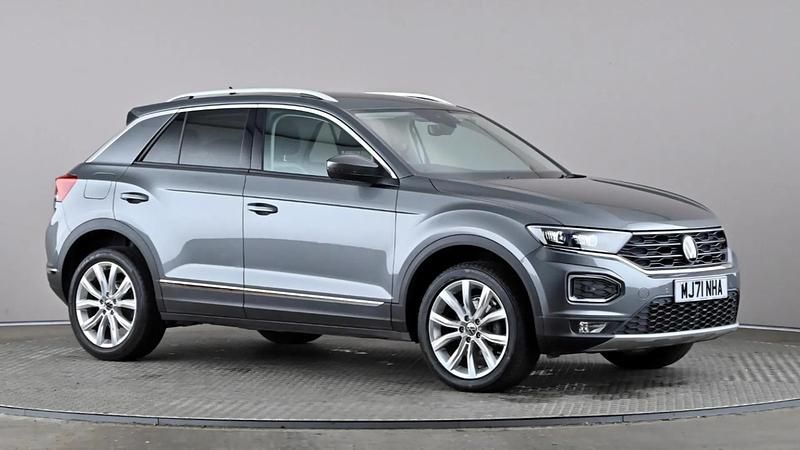 Grey Used 2021 VW T-Roc SEL SUV | £19,798 (Fair price) - Image 1/4