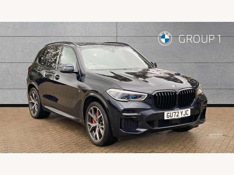 Black Used 2022 BMW X5 M Sport SUV | £58,995 (A bit pricey) - Image 1/4
