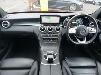 Used Mercedes C300 AMG line 245 HP (180 kW) 2019 Red Sedan