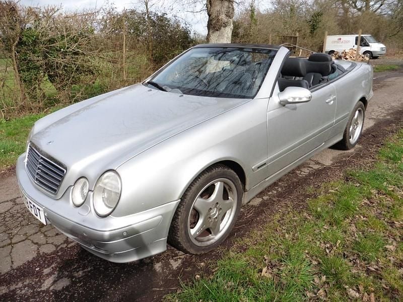 Used Mercedes CLK430 Avantgarde 1999 Silver Cabriolet