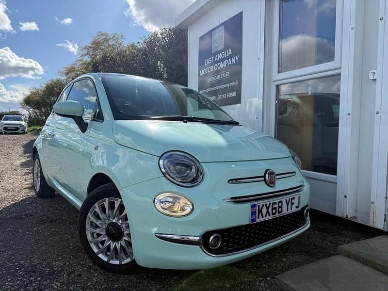 Used Fiat 500 Lounge 69 HP (50 kW) 2018 Green Hatchback