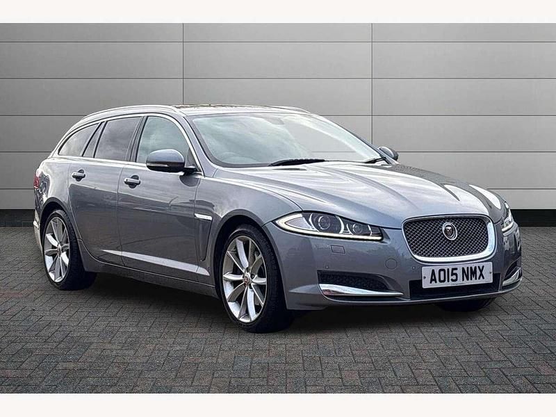 Grey Used 2015 Jaguar XF Sportbrake Premium Luxury Estate | £11,440 (A bit pricey) - Image 1/2