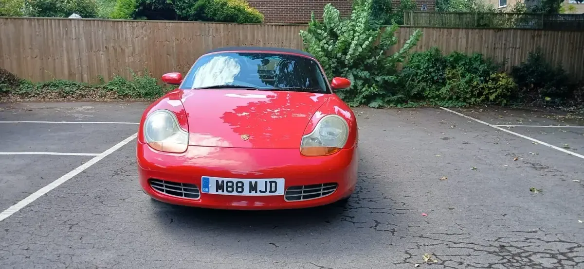 Used Porsche Boxster 2002 Red Cabriolet