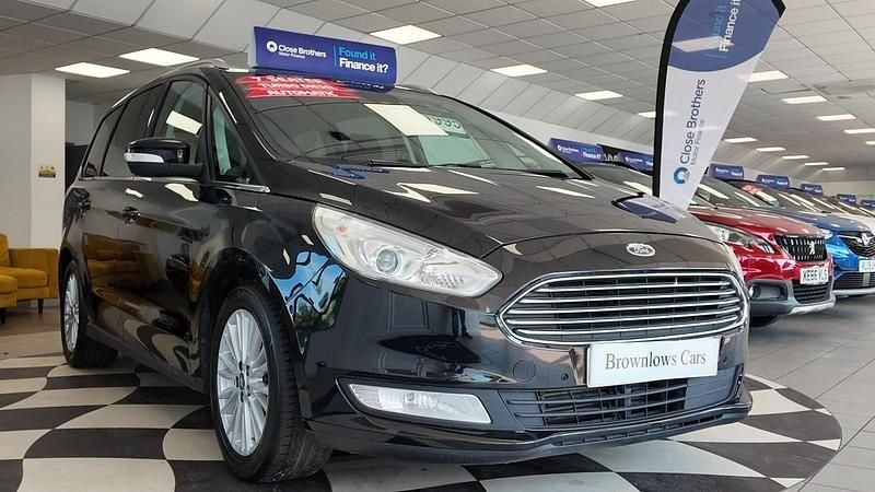 Black Used 2016 Ford Galaxy Titanium MPV | £11,995 (Good price) - Image 1/4