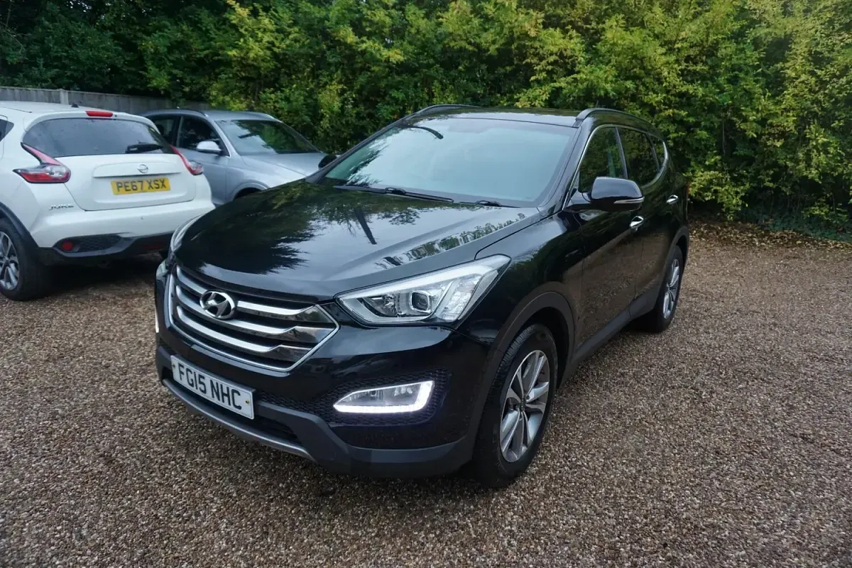 Used Hyundai Santa Fe Premium 2015 Black SUV