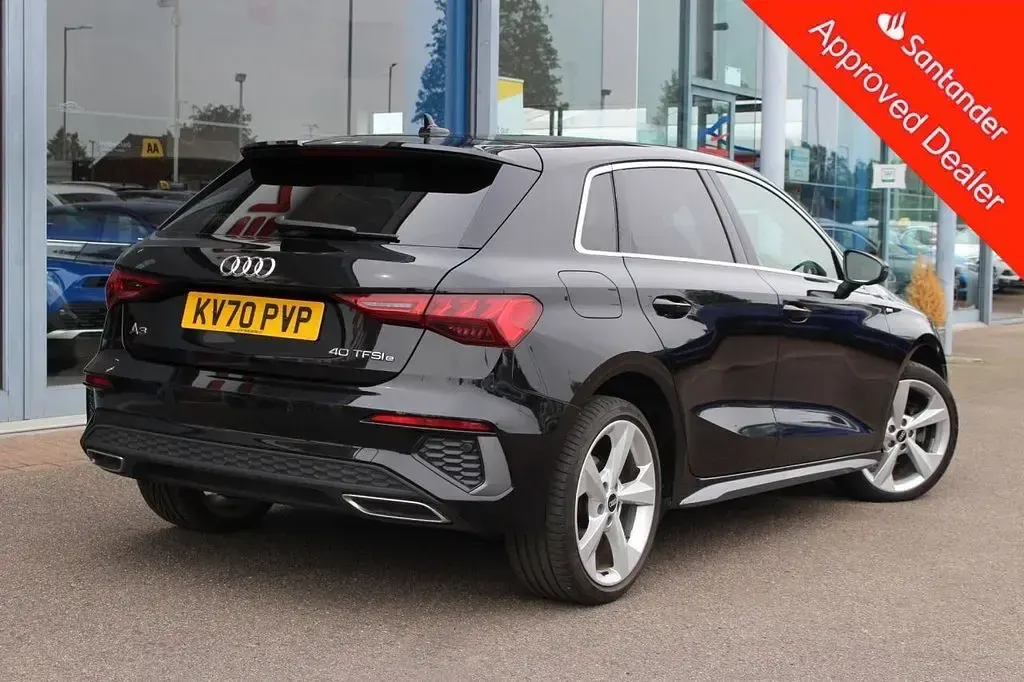 Used Audi A3 Sportback S-Line 2020 Black Hatchback