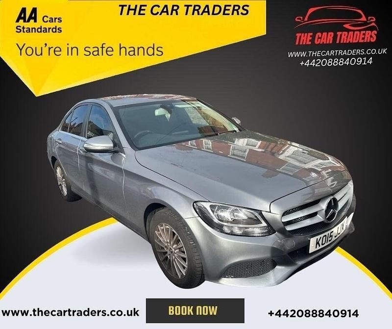 Silver Used 2015 Mercedes C220 Executive Sedan | £8,988 (Good price) - Image 1/3