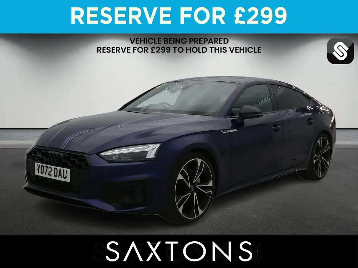 Used Audi A5 Black Edition 2022 Blue Coupe