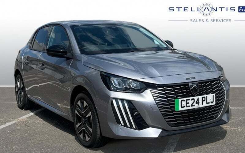 Grey Used 2024 Peugeot e-208 Style Hatchback | £20,700 (Expensive) - Image 1/4