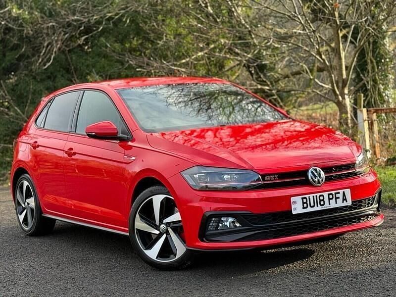 Used VW Polo GTI 200 HP (147 kW) 2018 Red Hatchback