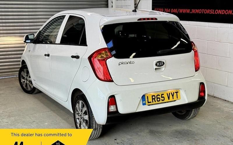 Used Kia Picanto 69 HP (50 kW) 2015 White Hatchback