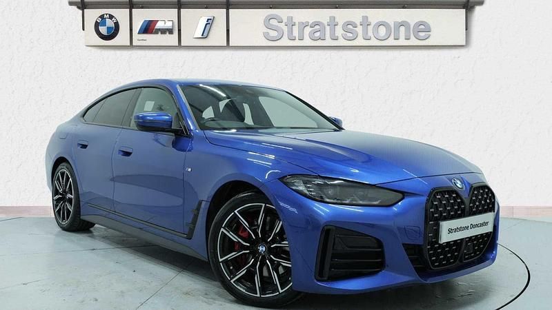 Blue Used 2023 BMW 420 Gran Coupé M Sport Coupe | £31,490 (Fair price) - Image 1/3