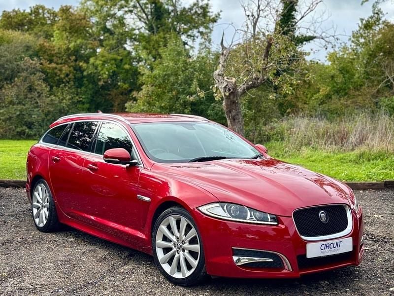 Red Used 2013 Jaguar XF Sportbrake Estate | £8,499 (Fair price) - Image 1/4