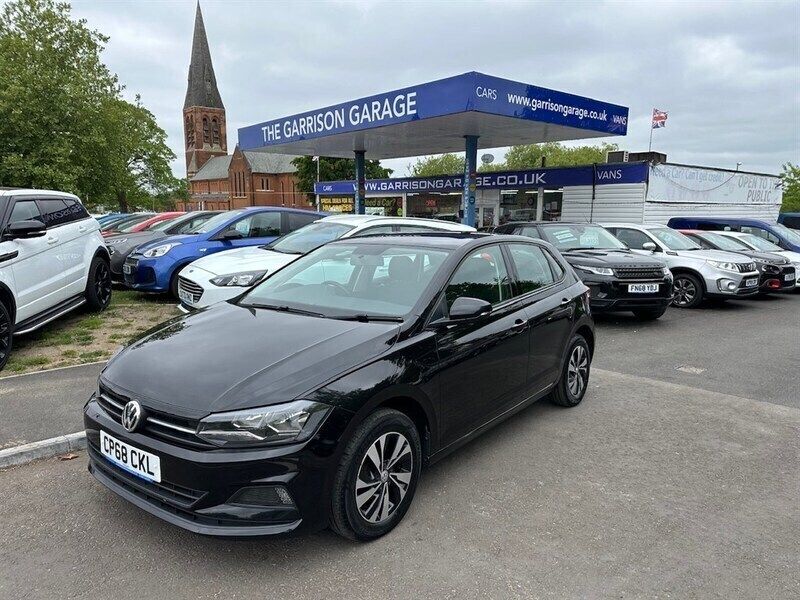 Black Used 2018 VW Polo SE Hatchback | £9,999 (Fair price) - Image 1/4