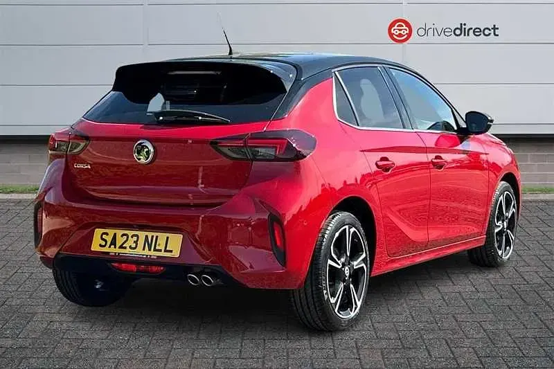 Used Vauxhall Corsa Ultimate 130 HP (95 kW) 2023 Red Hatchback
