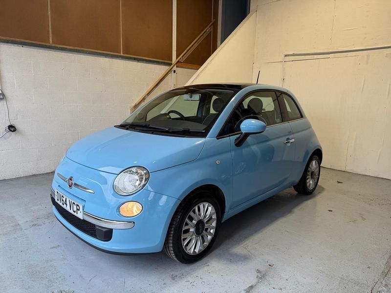Used Fiat 500 Lounge 69 HP (50 kW) 2014 Blue Hatchback