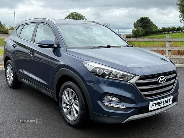 Blue Used 2018 Hyundai Tucson SE SUV | £8,995 (Fair price) - Image 1/4