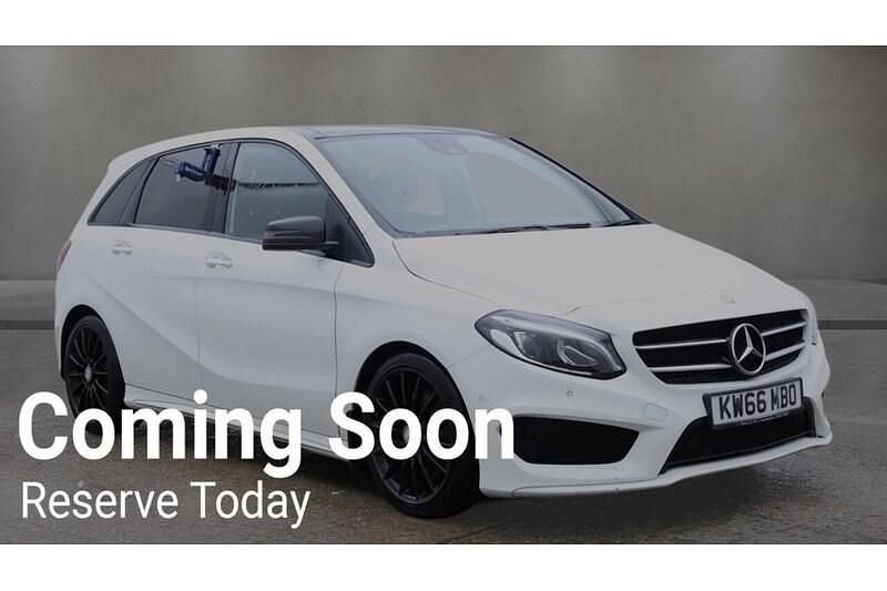 White Used 2016 Mercedes B220 AMG Line Premium Plus MPV | £10,300 (Fair price) - Image 1/4