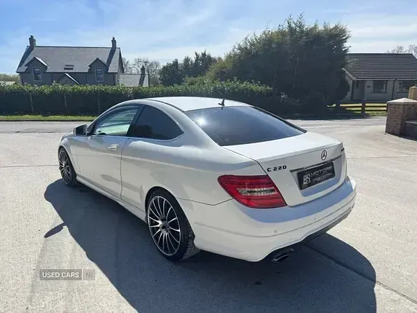 Used Mercedes C220 AMG 2013 White Coupe