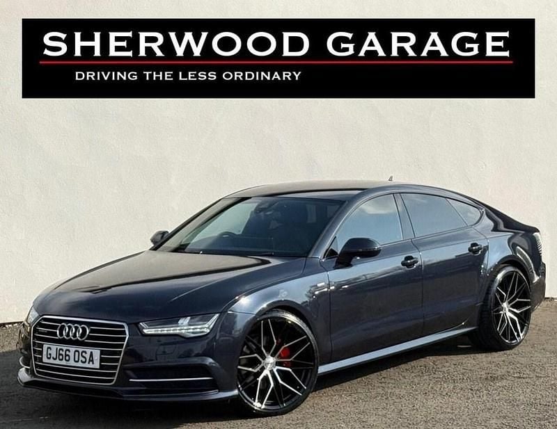 Used Audi A7 Sportback S-Line 272 HP (200 kW) 2016 Blue Hatchback