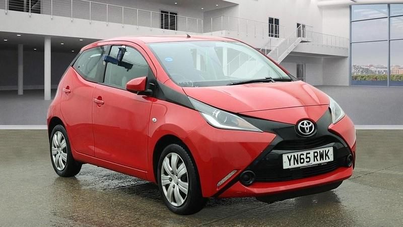 Used Toyota Aygo X-play 69 HP (50 kW) 2015 Red Hatchback