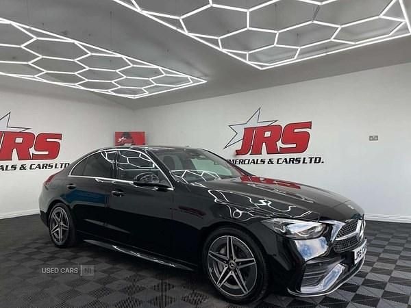 Black Used 2023 Mercedes C220 AMG line Sedan | £38,000 - Image 1/4