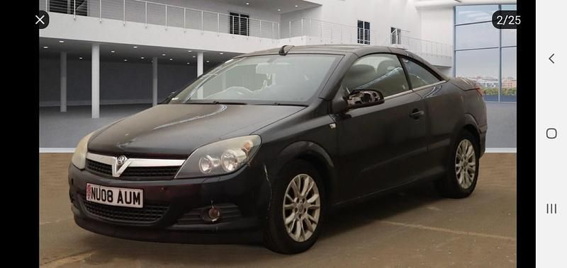 Black Used 2008 Vauxhall Astra Cabriolet Sport Cabriolet | £395 - Image 1/4