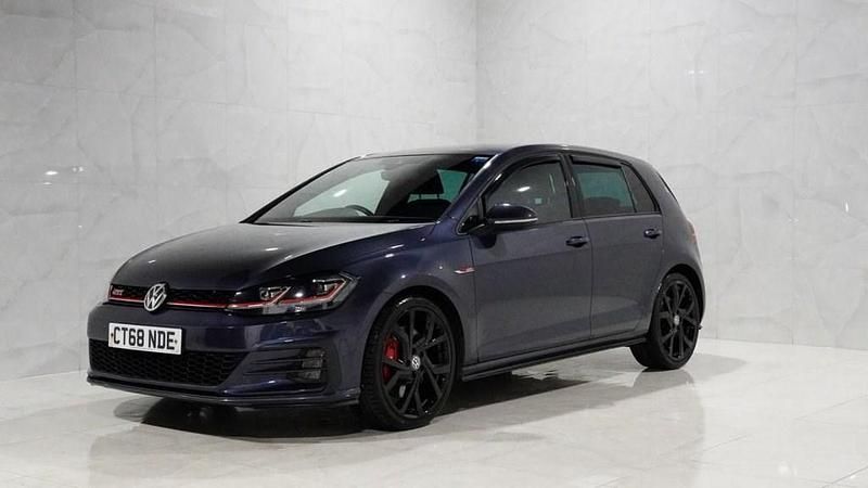 Used VW Golf VII GTI 245 HP (180 kW) 2019 Blue Hatchback
