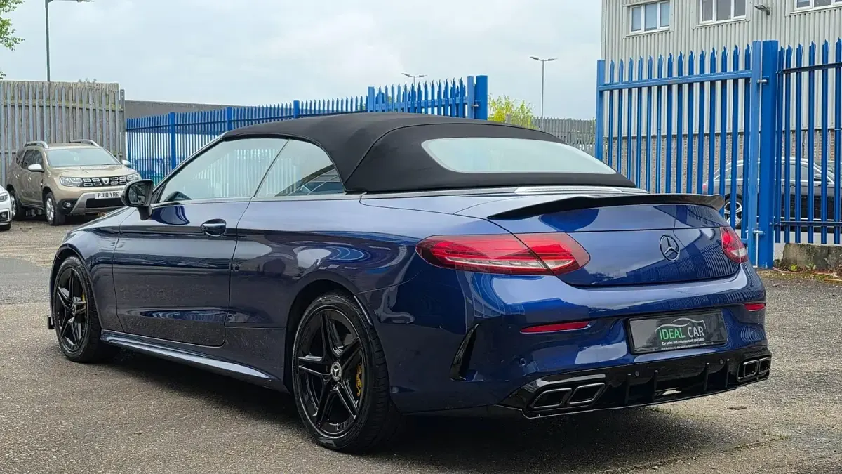 Used Mercedes C200 AMG Line Premium 2019 Blue Cabriolet