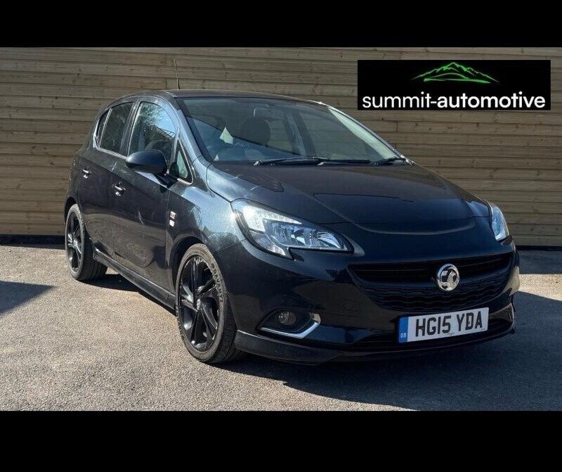 Black Used 2015 Vauxhall Corsa Edition Hatchback | £3,790 (Good price) - Image 1/4