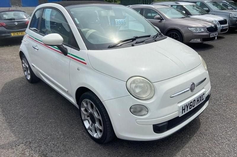 White Used 2010 Fiat 500C Pop Cabriolet | £3,990 (Fair price) - Image 1/1