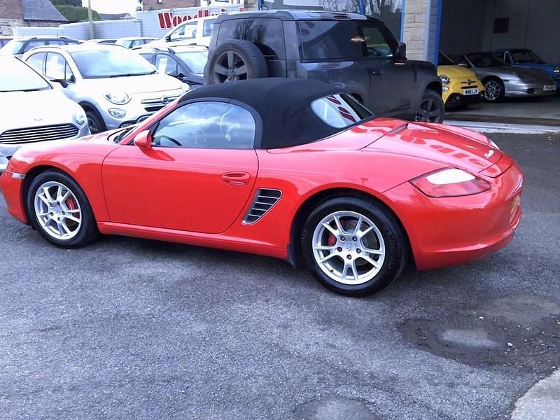 Used Porsche Boxster 245 HP (180 kW) 2006 Red Cabriolet