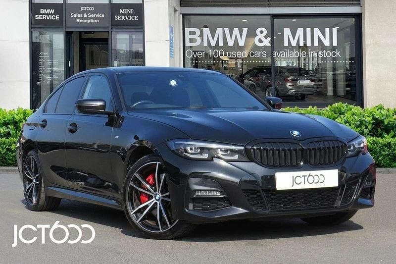 Black Used 2021 BMW 330e M Sport Sedan | £18,450 (Fair price) - Image 1/4