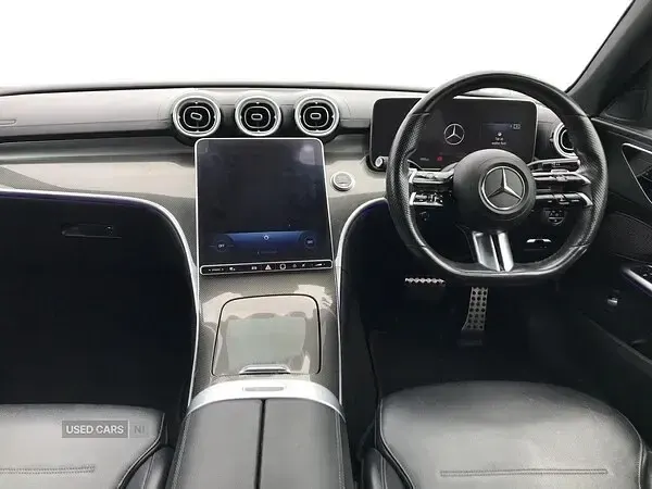 Used Mercedes C220 AMG Line Premium 197 HP (144 kW) 2022 Blue Estate