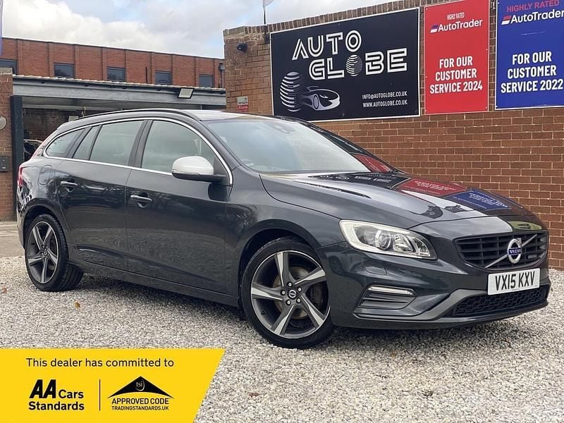 Grey Used 2015 Volvo V60 R-Design Estate | £7,490 (Fair price) - Image 1/3